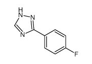 3-(4-Fluorophenyl)-1H-1,2,4-triazole结构式