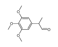 2-(3,4,5-trimethoxyphenyl)propionaldehyde Structure