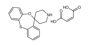 (Z)-but-2-enedioic acid,spiro[benzo[c][1,5]benzoxathiepine-6,4'-piperidine] Structure
