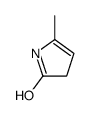 5-methyl-1,3-dihydropyrrol-2-one结构式