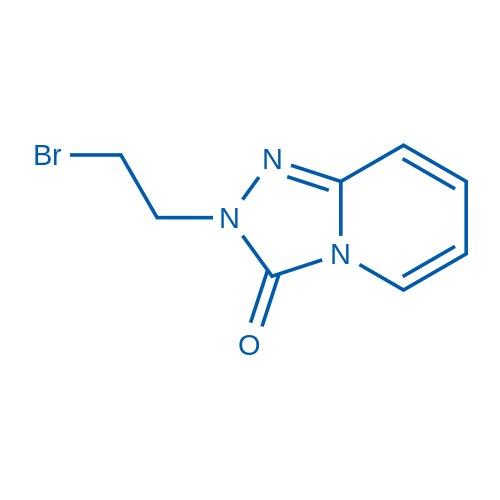 2-(2-Bromoethyl)-2H,3H-[1,2,4]triazolo[4,3-a]pyridin-3-one Structure