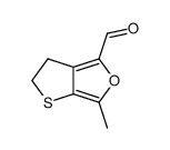 2,3-Dihydro-6-methylthieno<2,3-c>furan-4-carbaldehyd Structure