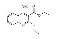 ethyl 4-amino-2-ethoxyquinoline-3-carboxylate结构式