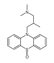 N,N,2-trimethyl-3-(5-oxophenothiazin-10-yl)propan-1-amine结构式