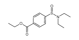 ethyl 4-(N,N-diethylsulfinamoyl)benzoate Structure