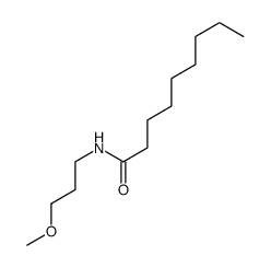 N-(3-methoxypropyl)nonanamide结构式