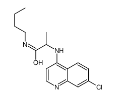 N-butyl-2-[(7-chloroquinolin-4-yl)amino]propanamide picture