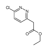 ethyl 2-(6-chloropyridazin-3-yl)acetate Structure