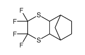 2,2,3,3-Tetrafluoro-5,8-methano-1,4-octahydrobenzodithian Structure