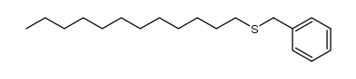 1-dodecylsulfanylmethylbenzene结构式