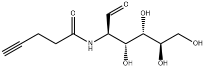 2-(4-pentynoylamino)-2-deoxy-D-glucopyranose Structure