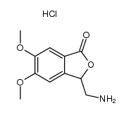 1-(aminomethyl)-5,6-dimethoxyphthalide hydrochloride结构式