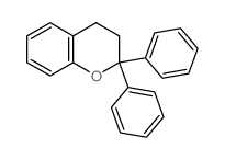 2H-1-Benzopyran,3,4-dihydro-2,2-diphenyl- Structure