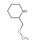 2-甲氧甲基哌啶结构式