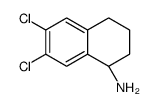 (1R)-6.7-二氯-四氢萘基-1-胺结构式