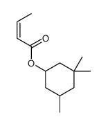 (3,3,5-trimethylcyclohexyl) but-2-enoate Structure