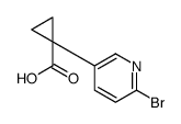 1-(6-Bromo-pyridin-3-yl)-cyclopropanecarboxylic acid structure