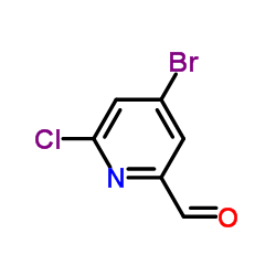 4-Bromo-6-chloro-2-pyridinecarbaldehyde picture