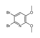 2,3-dibromo-5,6-dimethoxypyridine Structure