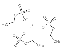 ethyl sulfate,lanthanum(3+) Structure