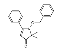 1-(benzyloxy)-2,2-dimethyl-5-phenyl-1,2-dihydro-3H-pyrrol-3-one Structure