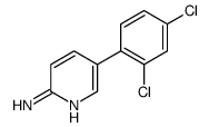 5-(2,4-dichlorophenyl)pyridin-2-amine结构式