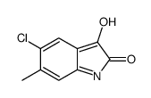 5-chloro-6-methyl-1H-indole-2,3-dione结构式