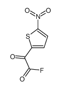 2-Thiopheneacetyl fluoride, 5-nitro-alpha-oxo- (9CI) Structure