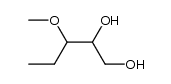 3-methoxypentane-1,2-diol Structure