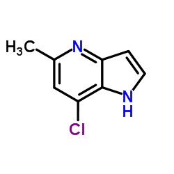 7-Chloro-5-methyl-1H-pyrrolo[3,2-b]pyridine Structure