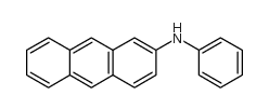 N-苯基-2-蒽胺结构式