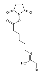 SUCCINIMIDYL-6-(BROMOACETAMIDO)CAPROATE Structure