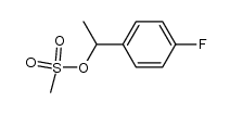 1-(4-fluorophenyl)ethyl methanesulfonate结构式