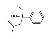 2-Methyl-4-phenyl-1-hexen-4-ol结构式