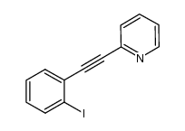 1-iodo-2-((2-pyridinyl)ethynyl)benzene Structure