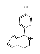1-(4-chlorophenyl)-1,2,3,4-tetrahydropyrrolo[1,2-a]pyrazine structure