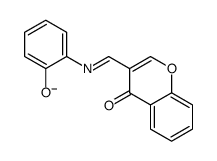 2-[(4-oxochromen-3-yl)methylideneamino]phenolate Structure