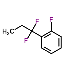 1-(1,1-Difluoropropyl)-2-fluorobenzene Structure