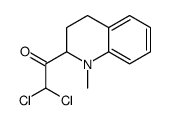2,2-dichloro-1-(1-methyl-3,4-dihydro-2H-quinolin-2-yl)ethanone Structure