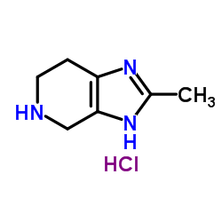 2-Methyl-4,5,6,7-tetrahydro-3H-imidazo[4,5-c]pyridine hydrochloride Structure