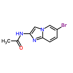 N-(6-Bromoimidazo[1,2-a]pyridin-2-yl)acetamide结构式