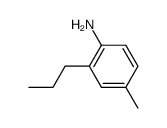4-methyl-2-propyl-aniline结构式
