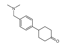 4-[4-[(dimethylamino)methyl]phenyl]cyclohexan-1-one结构式
