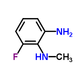 3-Fluoro-N2-methyl-1,2-benzenediamine Structure