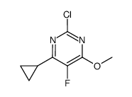 2-chloro-4-cyclopropyl-5-fluoro-6-methoxypyrimidine结构式