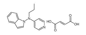 (Z)-but-2-enedioic acid,N-propyl-N-pyridin-4-ylindol-1-amine结构式