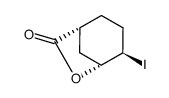 (1R,2R,5R)-2-iodo-7-oxabicyclo[3.2.1]octan-6-one结构式