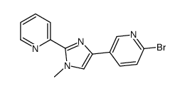 2-BROMO-5-(1-METHYL-2-(PYRIDIN-2-YL)-1H-IMIDAZOL-4-YL)PYRIDINE structure