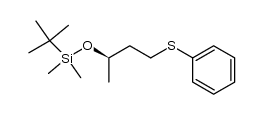 (R)-tert-butyldimethyl((4-(phenylthio)butan-2-yl)oxy)silane Structure