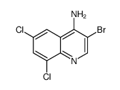 4-Amino-3-bromo-6,8-dichloroquinoline结构式